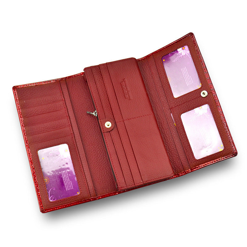 Women's Leather Purse Patent Leather European And American Fashion Women's Coin Purse