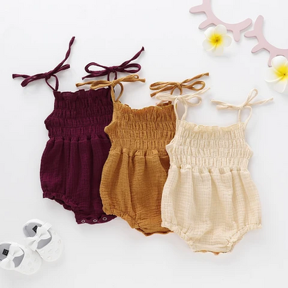 The Cotton Cradle: Soft Cotton Strapping Baby Creeper