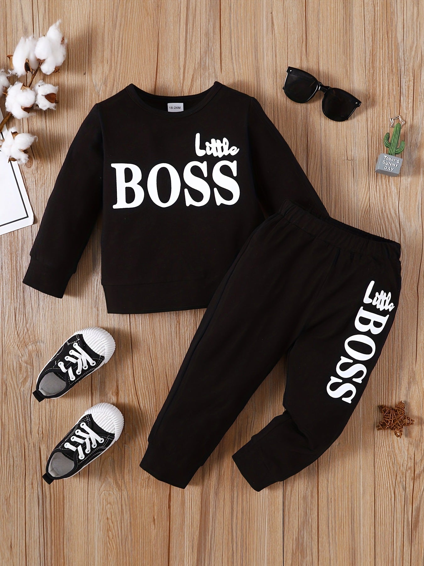 Typographic Statement Boys Occasion Set