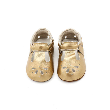 Cowhide baby shoes