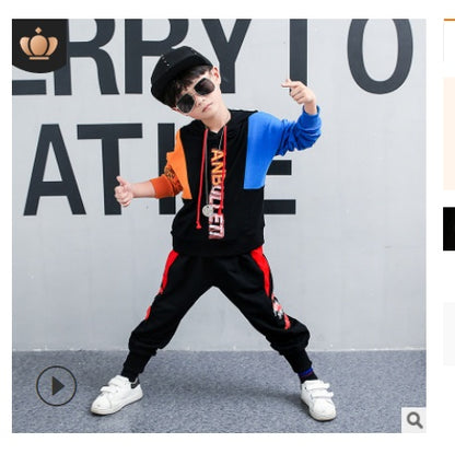The Big Boy Kinetic: Korean-Style Long-Sleeve Sports Two-Piece