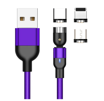 540° Rotating Magnetic USB-C Charging Cable | Fast Charge Magnetic Connector for Micro USB & Type-C