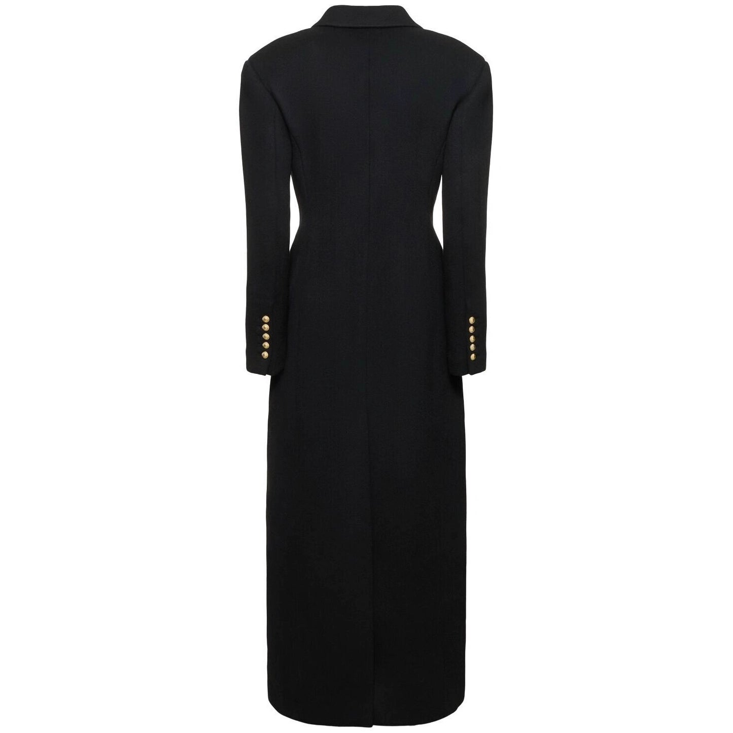 Elegant And Capable Slim-fit Single-row Two-button Women's Extended Coat