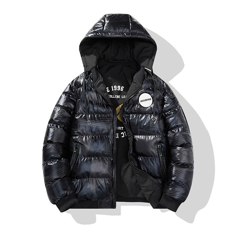 The Plus-Size Thermal: Thickened Hooded Cotton-Padded Men’s Coat
