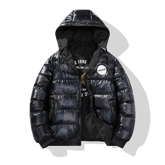 The Plus-Size Thermal: Thickened Hooded Cotton-Padded Men’s Coat