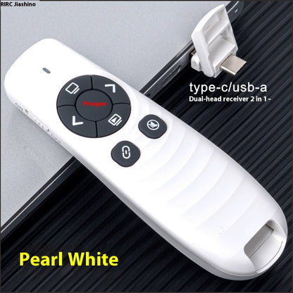 Dual Receiving Laser Pointer With Remote Control Rechargeable