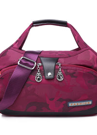 Camouflage rose red