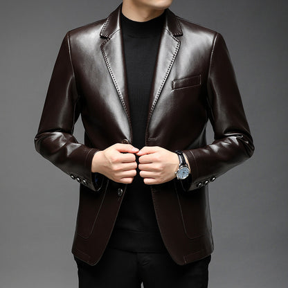Single-Breasted Business Casual Suit Gentleman Executive Poise
