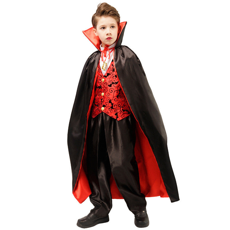 The Gothic Shadow: Vampire-Inspired Children’s Stage Costumes