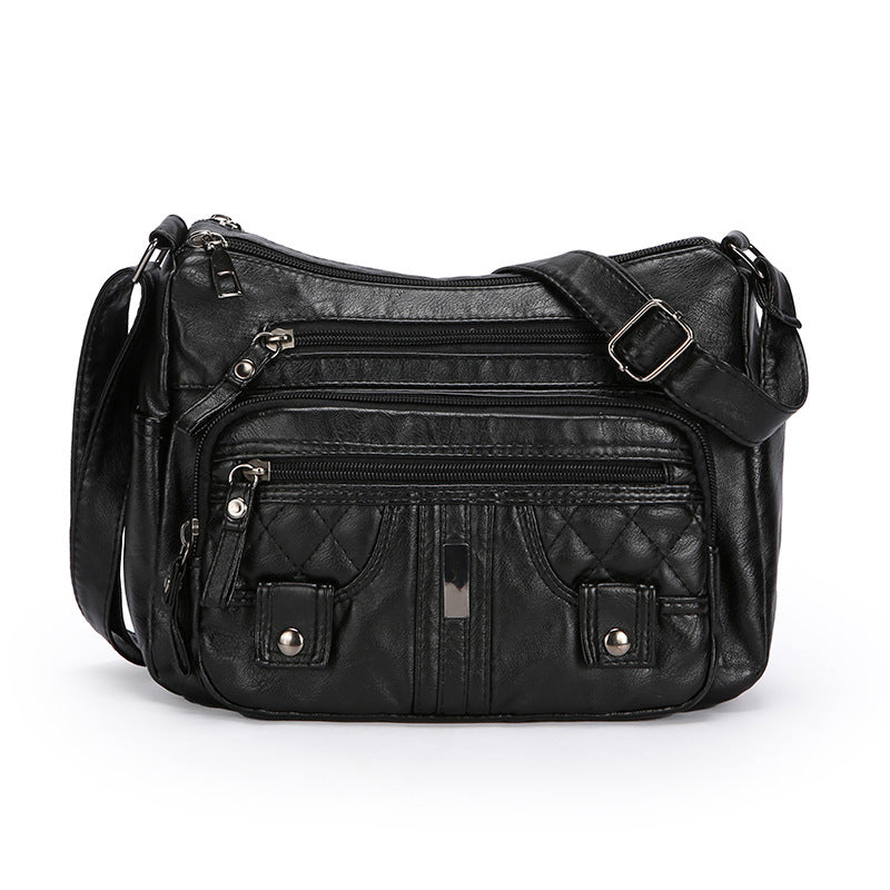 New Washed Fashion All-match Shoulder Messenger Bag