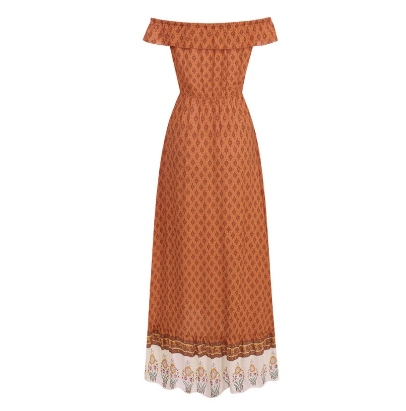 Bohemian Short Sleeve Dress