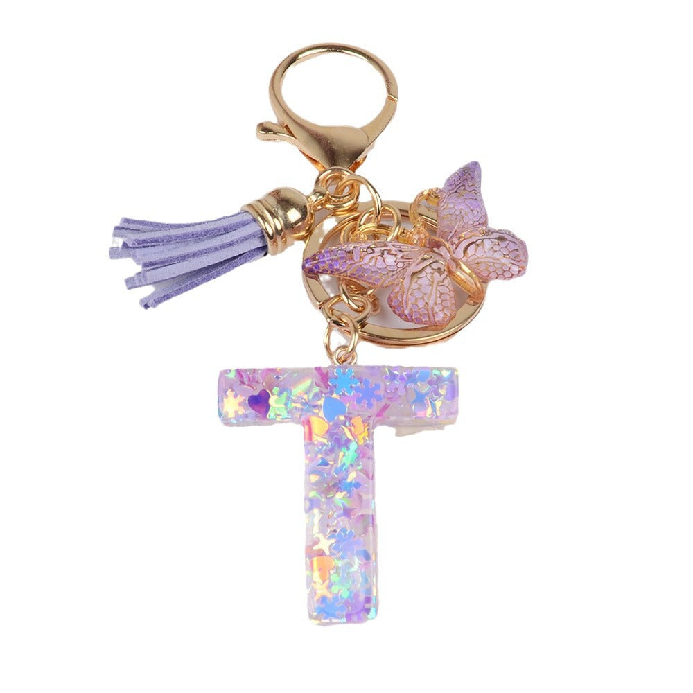 Snowflake Love Sequins Crystal Glue Pendant