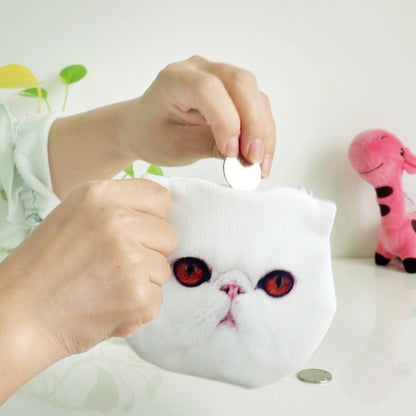 Fauna Case: Cute Pet & Fruit Silhouette Key Case
