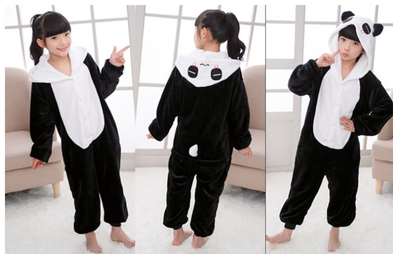 The Coral Cocoon: Cartoon Animal One-Piece Pajamas