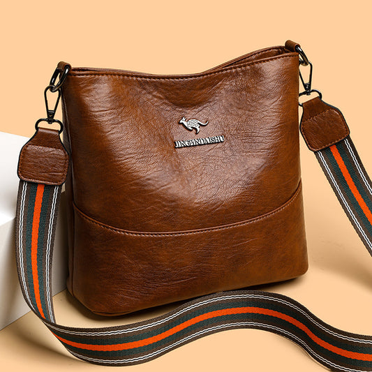 European American Simple Versatile Bucket Bag