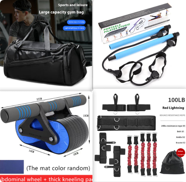 AbRoller Pro: Double Wheel Automatic Rebound Ab Wheel Roller for Men & Women