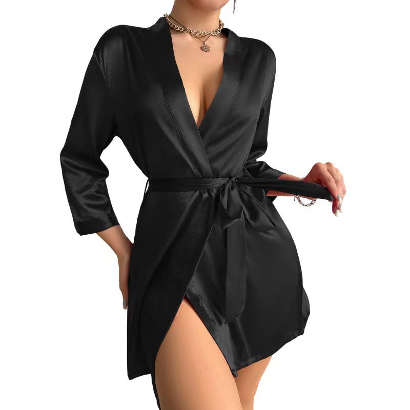 The Solid Robe: Fashion Personality Ladies’ Robe