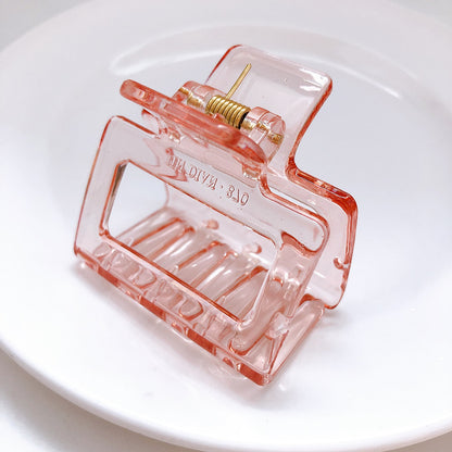 Hollow Square Ponytail And Updo Small Hairclip