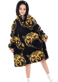 Leopard head warm clothes