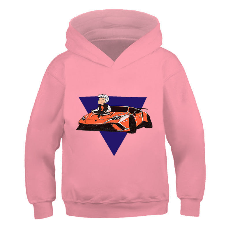 Neo-Anime Graphic Hooded Seasonal Sweater