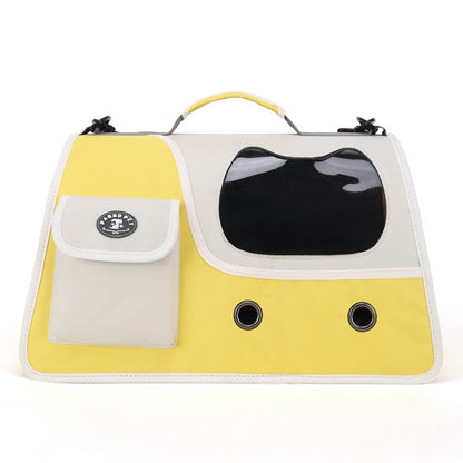 Convenient Outing Pet Backpack Spacious Breathable Crossbody