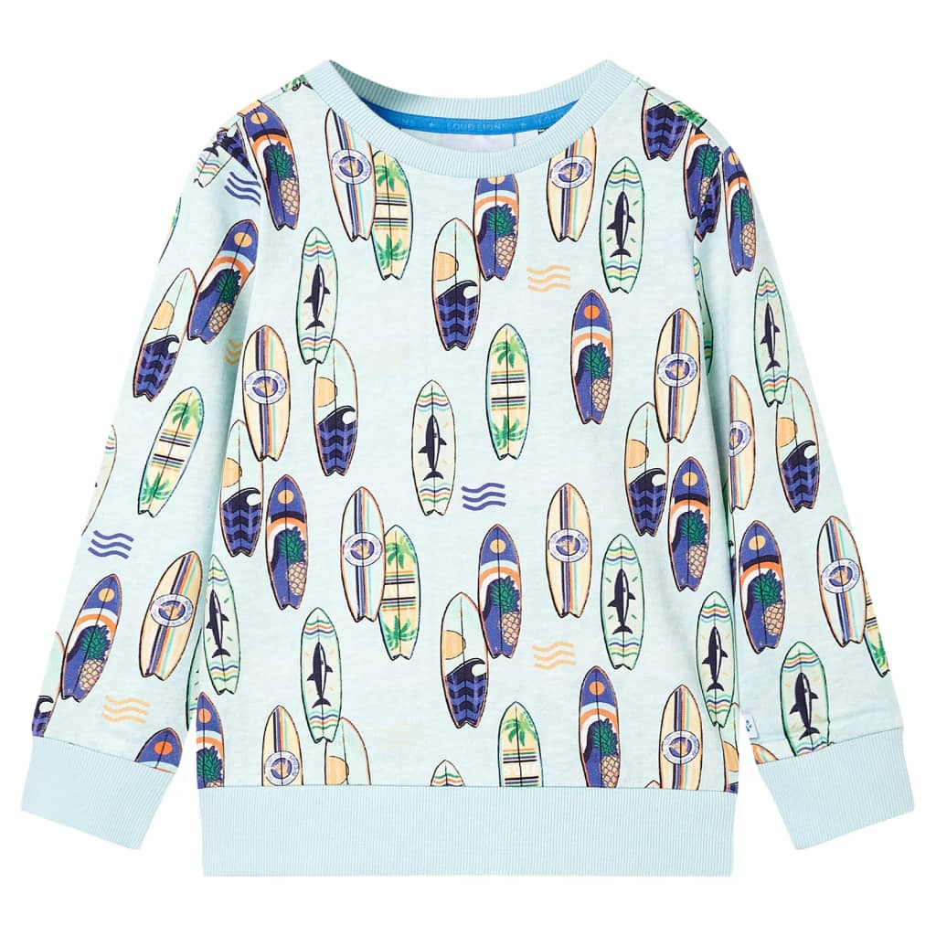 The Azure Melange: Light Blue Melange Sweatshirt Series