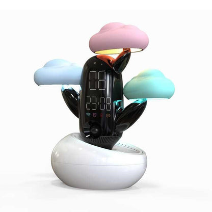 Cloud Weather Time Light Smart Sensor Fun Alarm Clock Accurate Clock Live Voice Reminder Weather Alarm Clock
