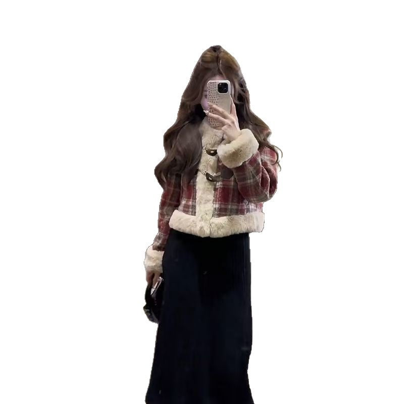 Women's Christmas French Coat All-matching