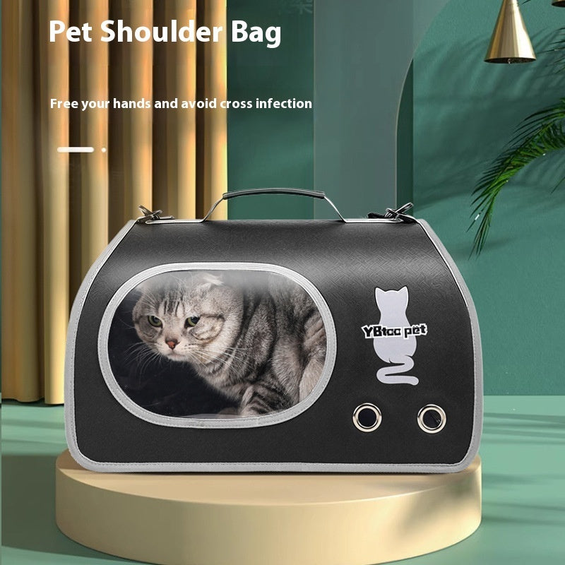 Portable Large Cat Portable Shoulder Bag With Support Large Capacity
