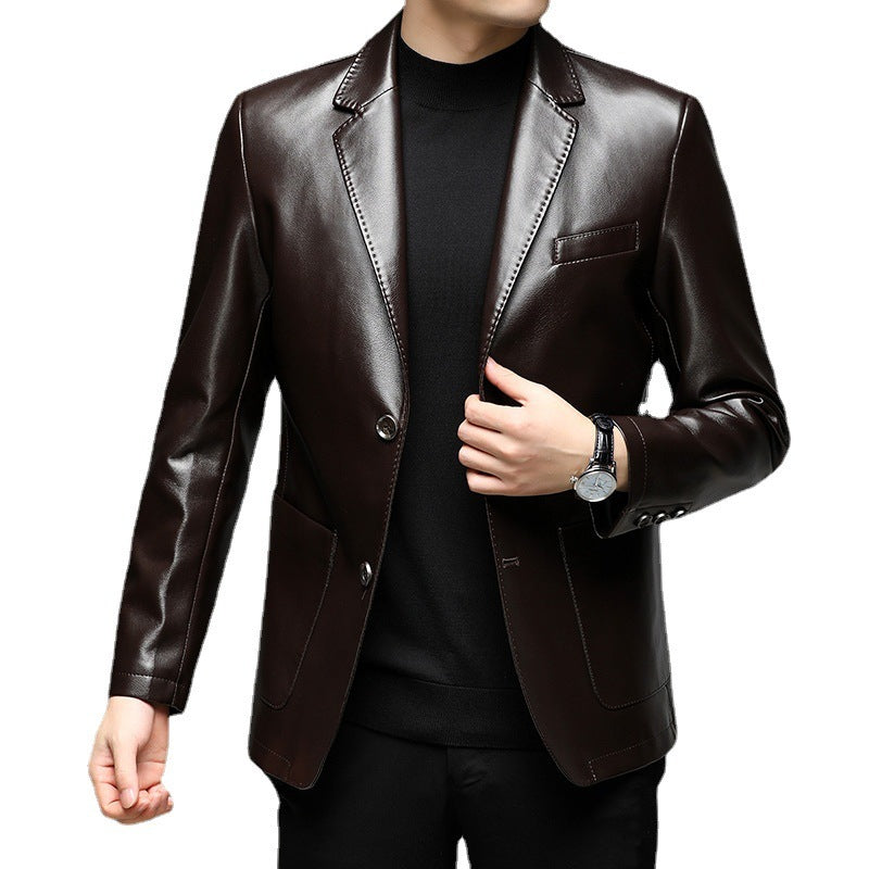 Single-Breasted Business Casual Suit Gentleman Executive Poise