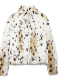 Leopard print faux fur1