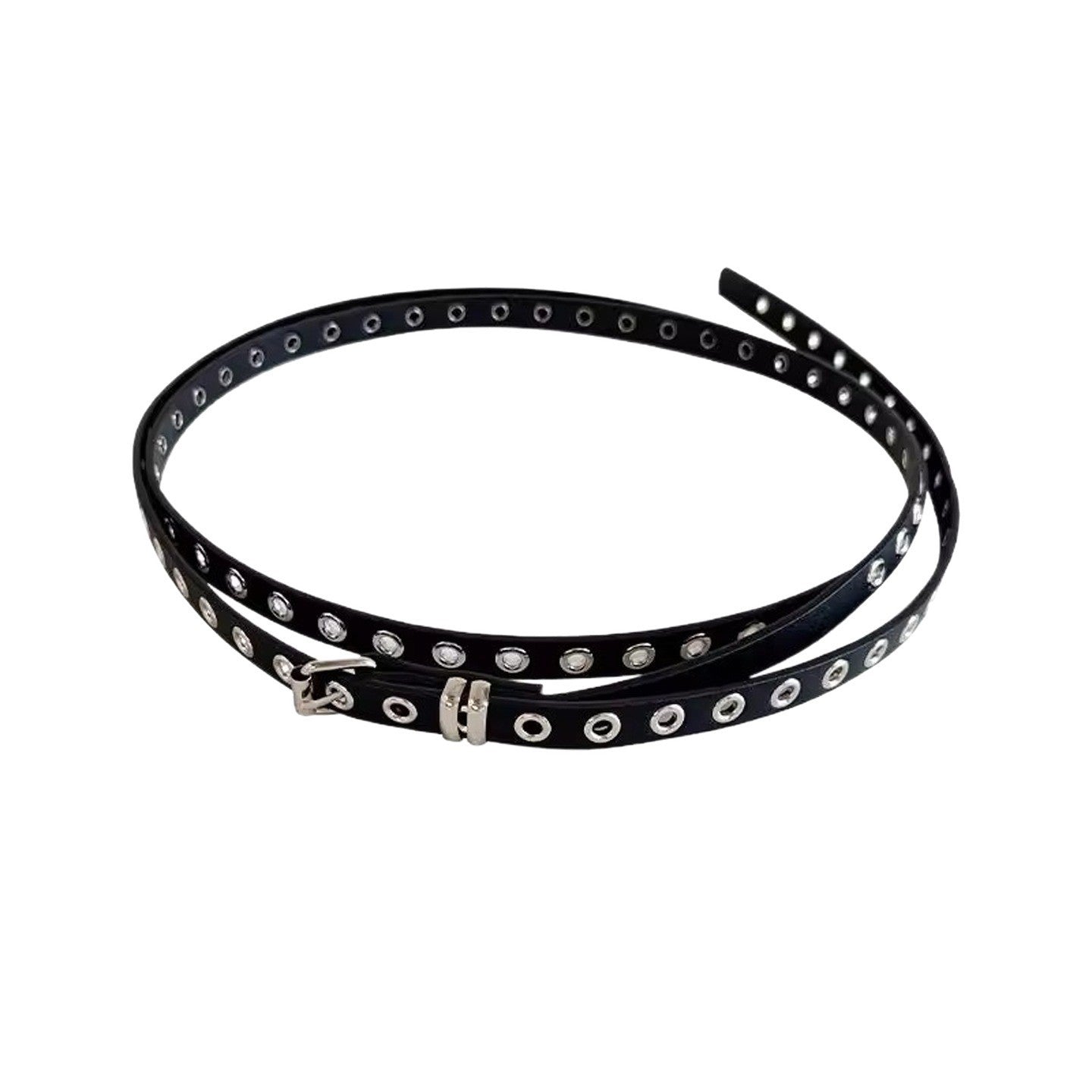 Double Layer Pin Buckle Accessories Leather Belt