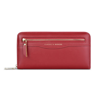 Women's Wallet Zipper Multifunctional Change Long Clutch