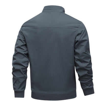 Casual Versatile Baseball Collar Jacket For Men