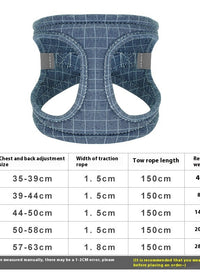 Plaid Blue Single Chest Back