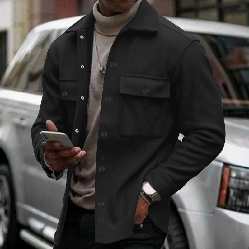 Mens Casual Fashionable Slim Fit Jacket Tailored Effortless Style