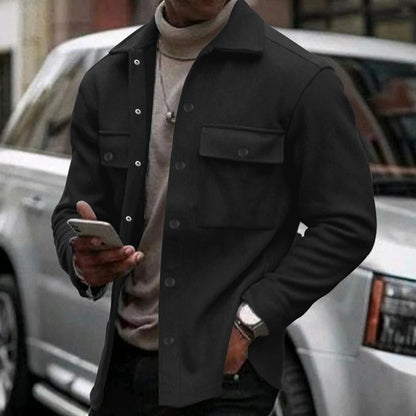 Mens Casual Fashionable Slim Fit Jacket Tailored Effortless Style