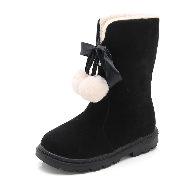 The Winter Princess: Warm Cotton Long Boots