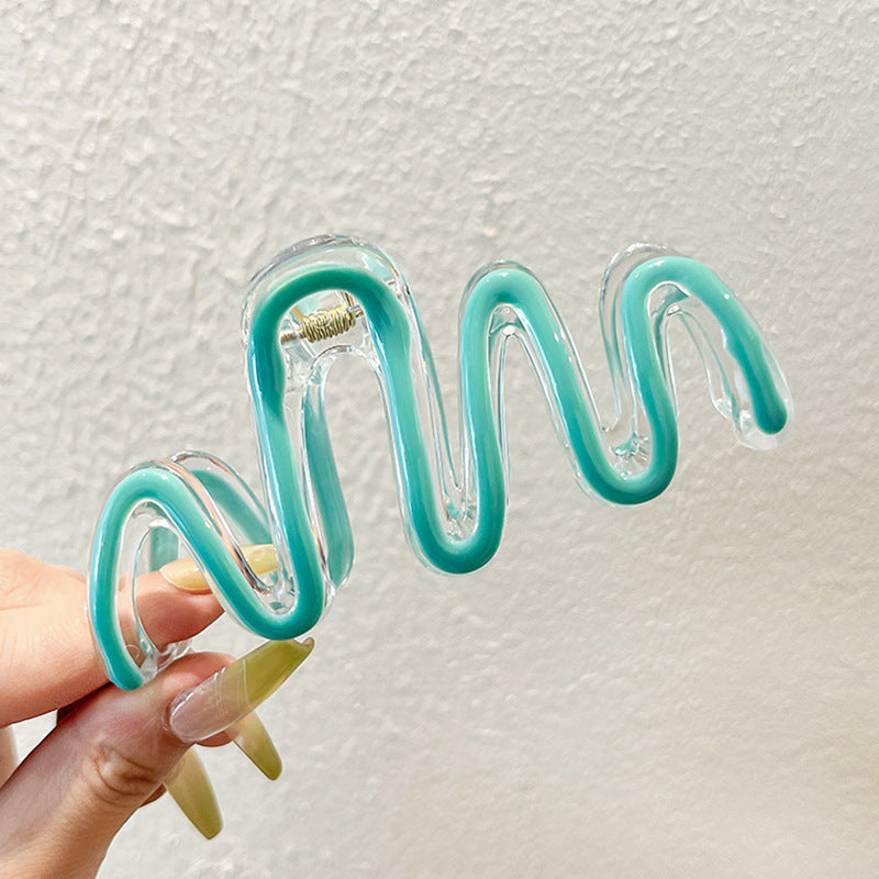 Outing Simple New Oil Dripping Wave Grip