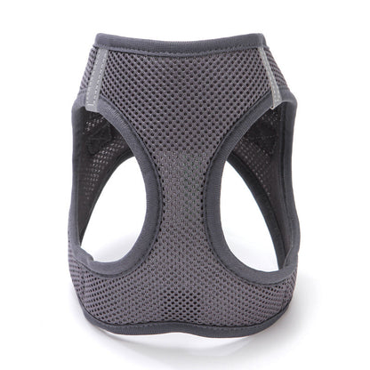 Cat Pulling Rope Vest-style Slip Dogs And Cats Rope Pet Outing Mesh Cat Leash