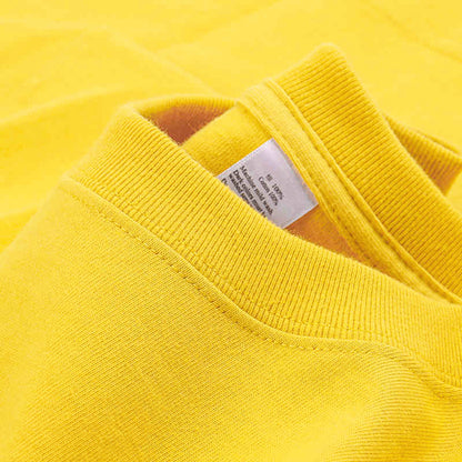 Round Neck Solid Color T-shirt Heavy Simple Style Blank Top Women's Bottoming Shirt