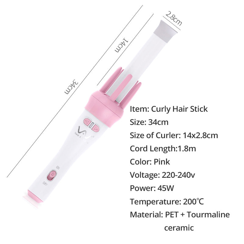 Rotating curling iron