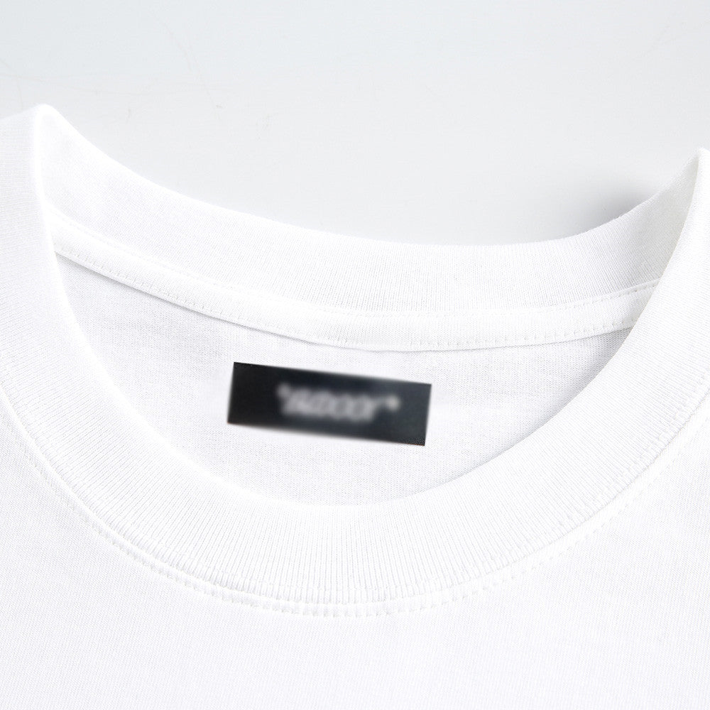 Printed Casual Short-sleeved Cotton T-shirt For Men