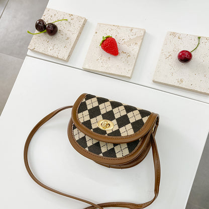 Checkerboard Edit: High-Texture Stylish Children’s Bag