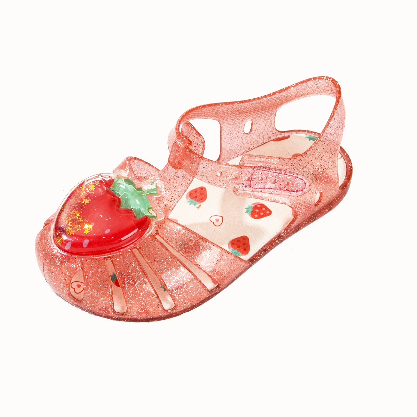 Meli Crystal Shoes Fruit Soft Bottom Roman Style