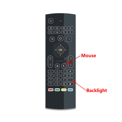 MX3 MX3-L Backlit Air Mouse T3 Smart Voice Remote Control 2.4G RF Wireless Keyboard For X96 mini KM9 A95X H96 MAX Android TV Box