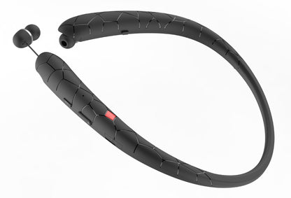 NeckBand RetractBT: Sports Retractable Handsfree Wireless Neckband Bluetooth Stereo Headphones