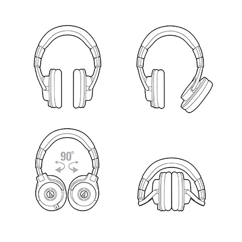 ATH-M40X PortaHIFI: Portable Professional HIFI Monitor Headphones