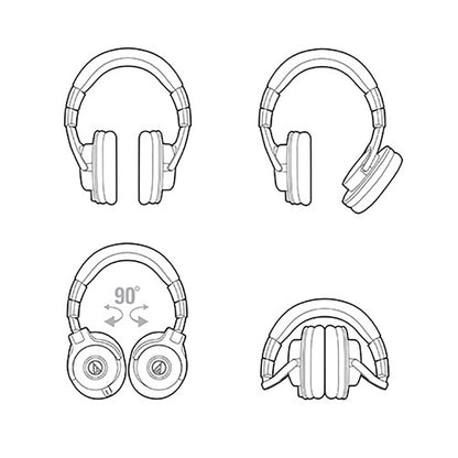 ATH-M40X PortaHIFI: Portable Professional HIFI Monitor Headphones
