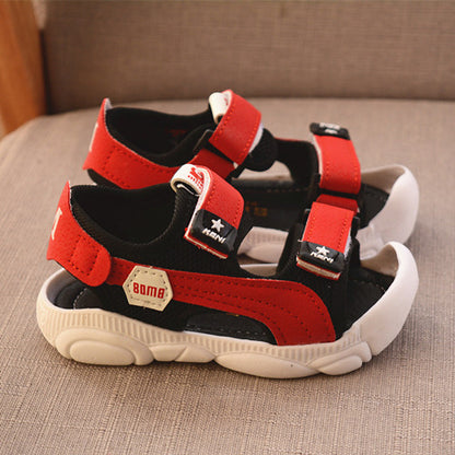 Anti-Kick Shield: Boys’ Soft-Sole Protective Beach Shoes